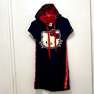 Hello Kitty Red and Navy Graphic Hoodie